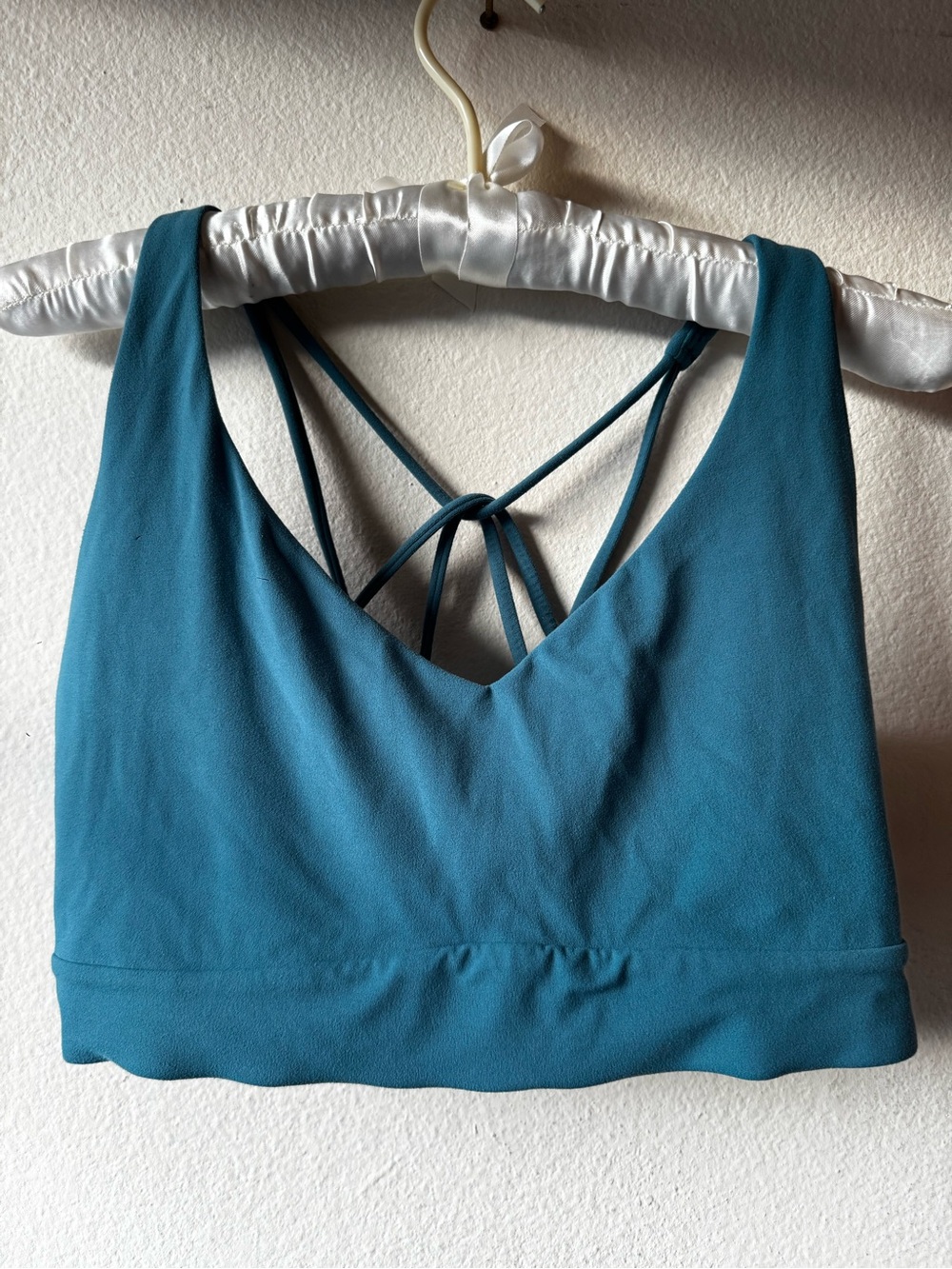 Athleta Teal Strappy Bra